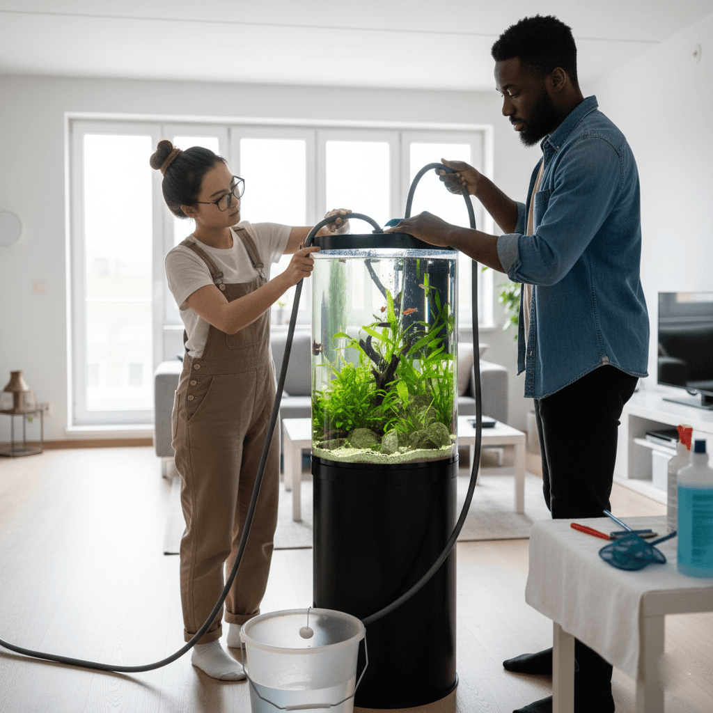 Cleaning and Maintaining the Aquarium